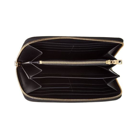 Dolce & Gabbana DG Logo Leather Zip Around Wallet - Picture 4 of 5